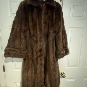 Luxurious Brown Fur Coat